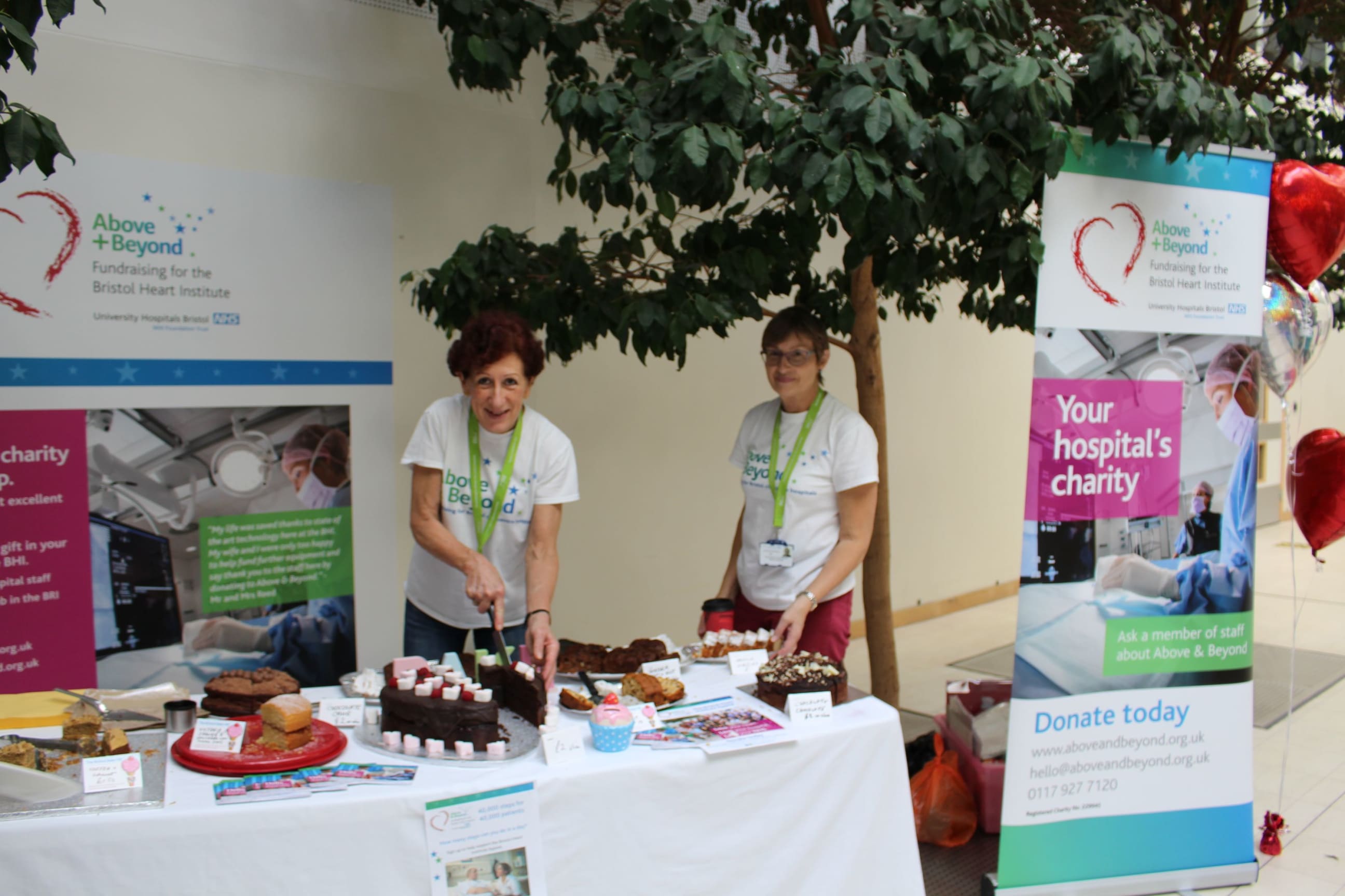 Suzi and Rosie at the BHI Appeal launch event